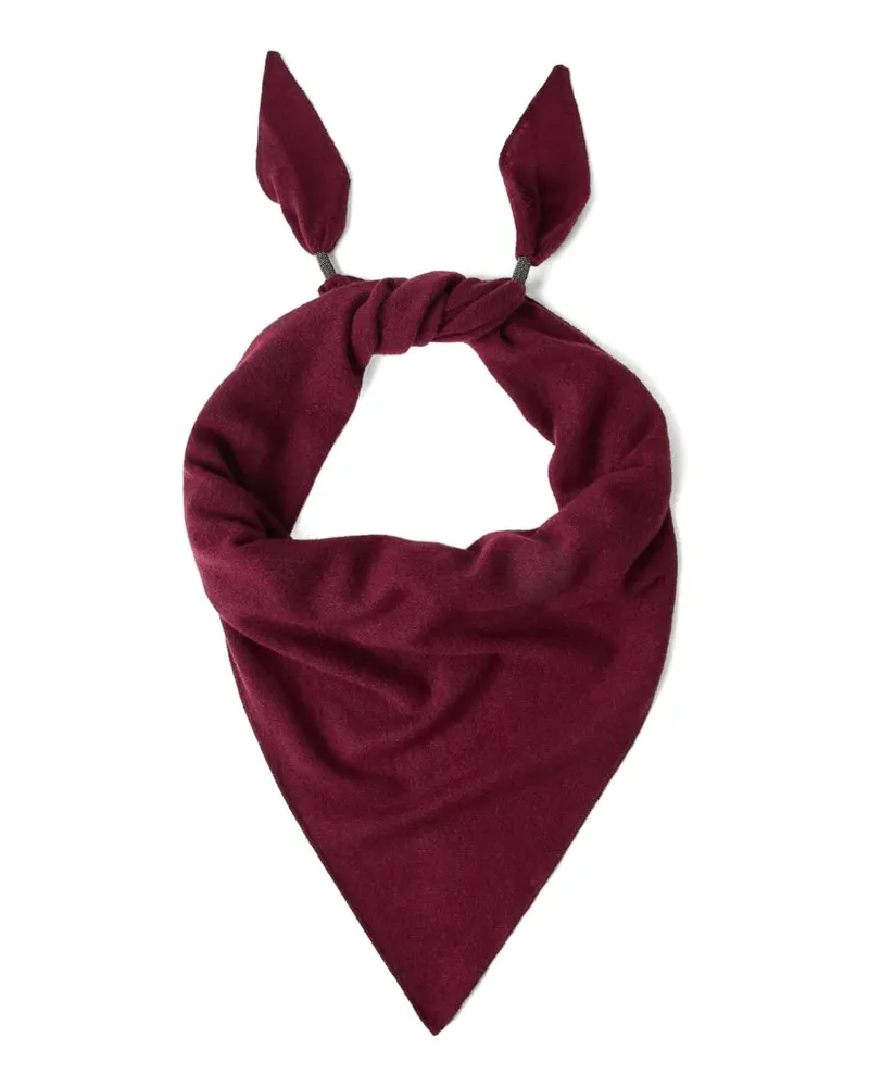 Brunello Cucinelli Schal - Dunkelrot Dunkelrot