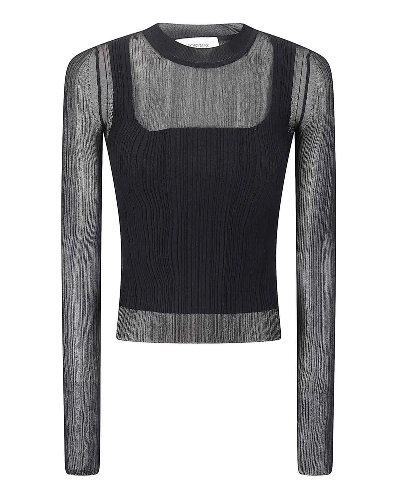 SPORTMAX Top - Schwarz Schwarz