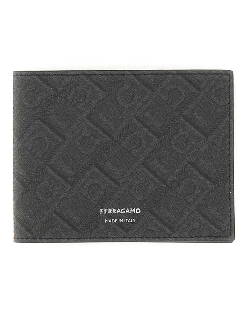 Ferragamo Portemonnaie - Schwarz Schwarz