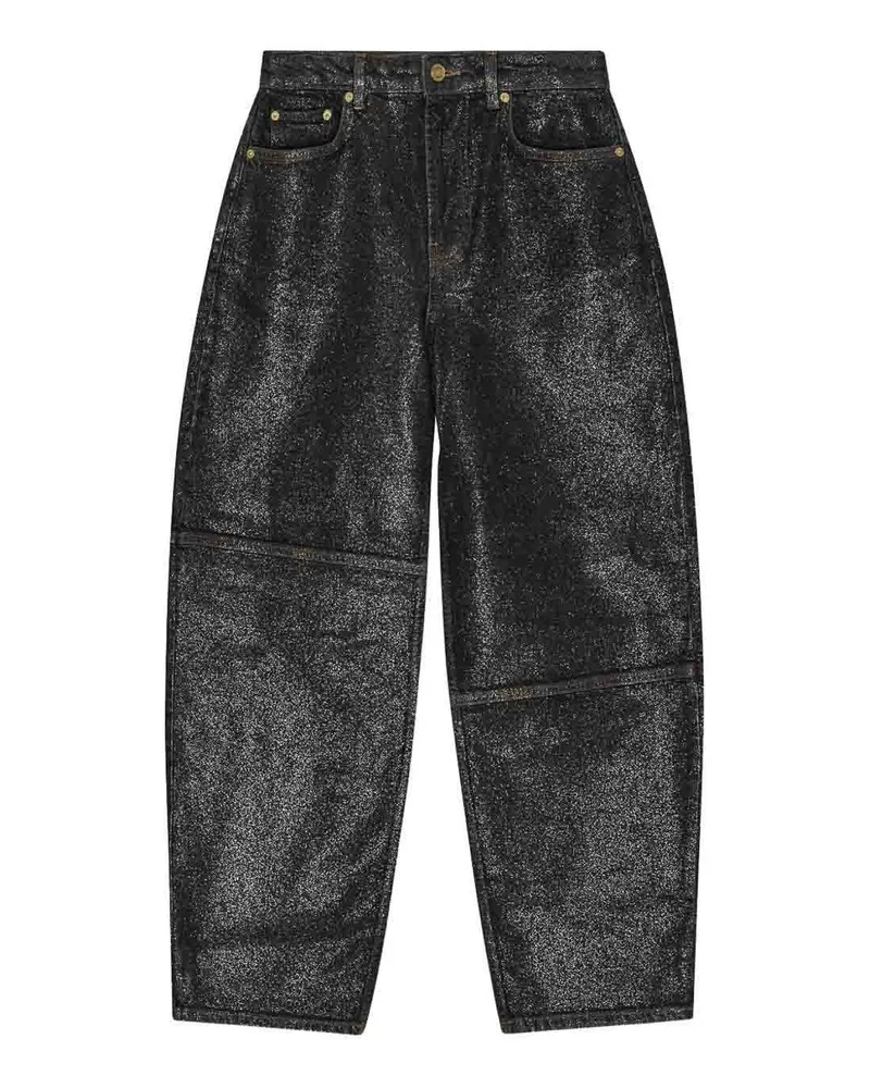 Ganni Bootcut Jeans - Schwarz Schwarz