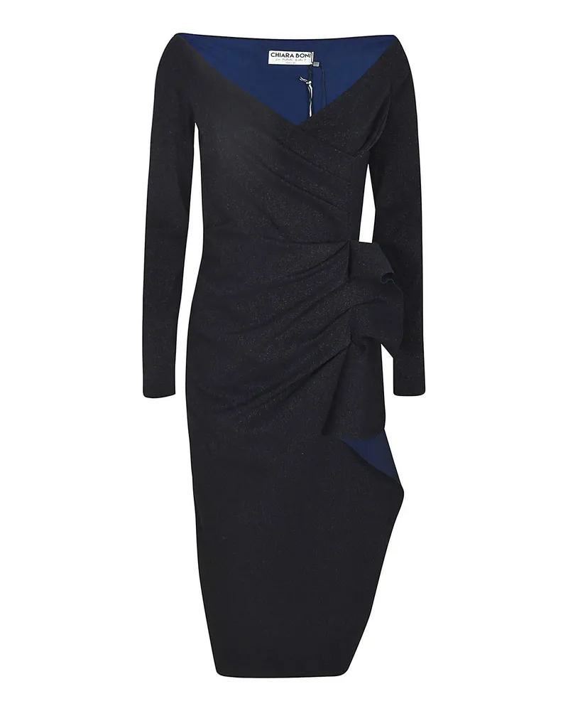 Chiara Boni Knielanges Kleid - Blau Blau