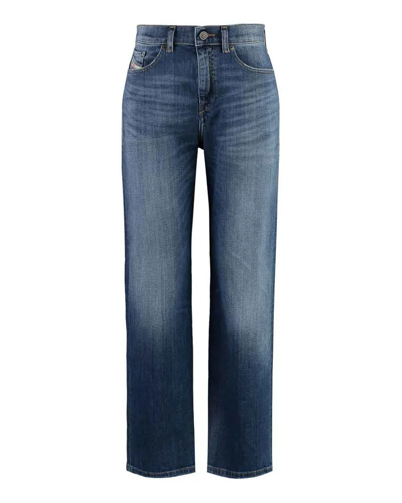 Diesel Straight Leg Jeans - Blau Blau