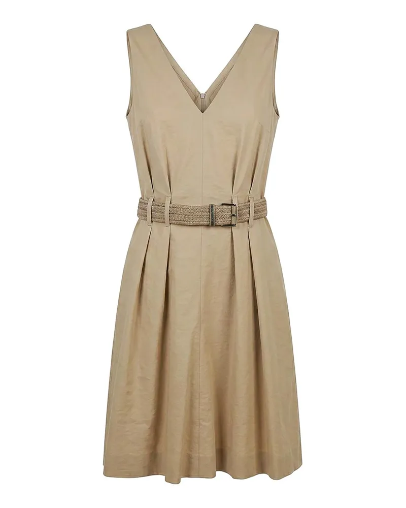 Brunello Cucinelli Knielanges Kleid - Beige Beige