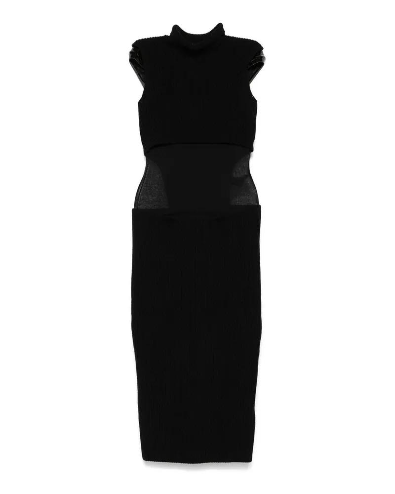 SPORTMAX Knielanges Kleid - Schwarz Schwarz