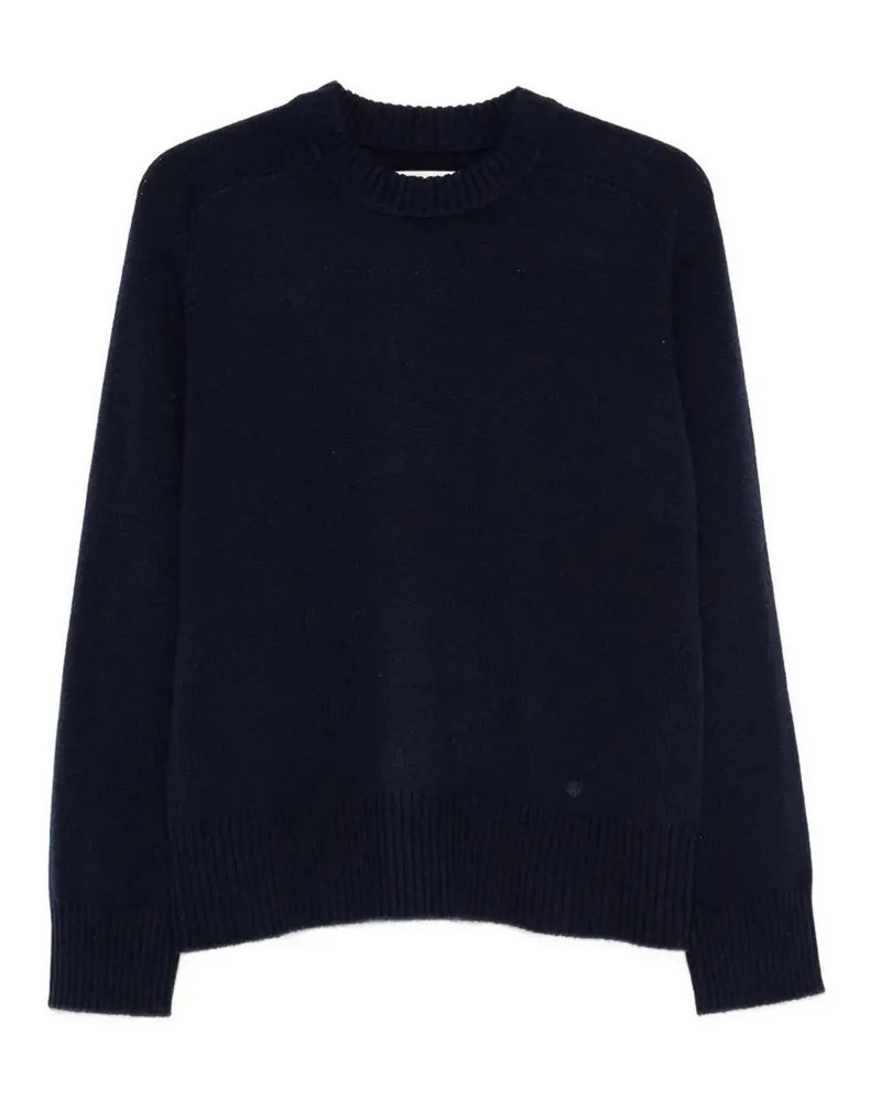 Loulou Studio Rundhalspullover - Blau Blau