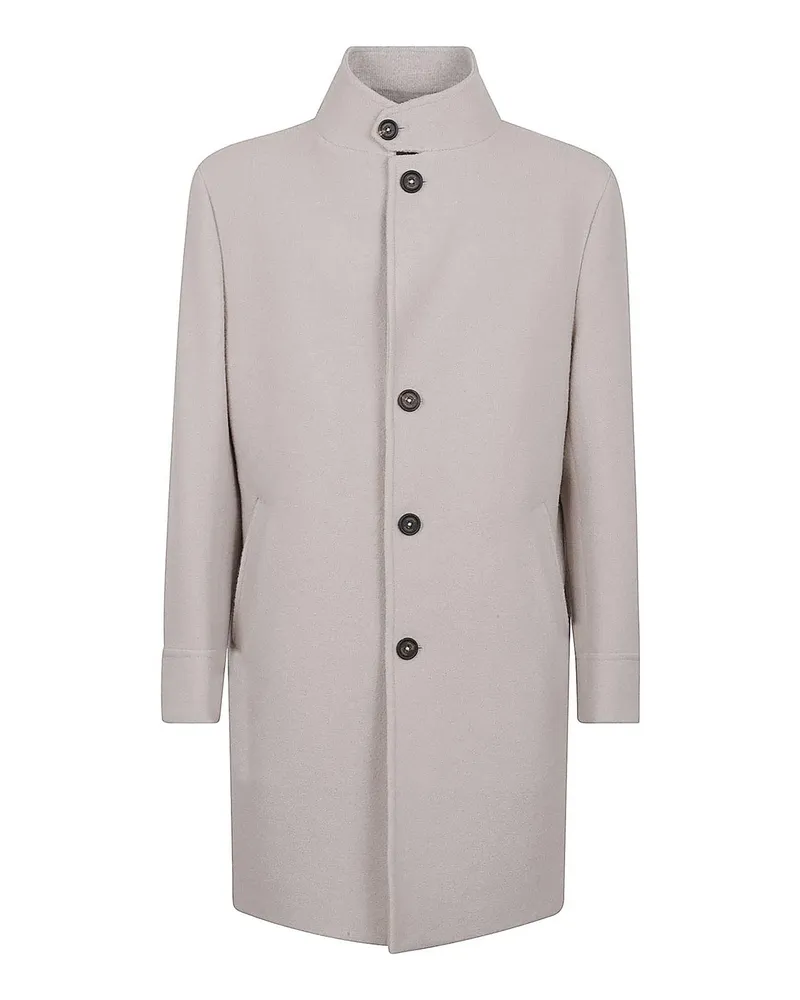 Eleventy Knielanger Mantel - Schwarz Schwarz