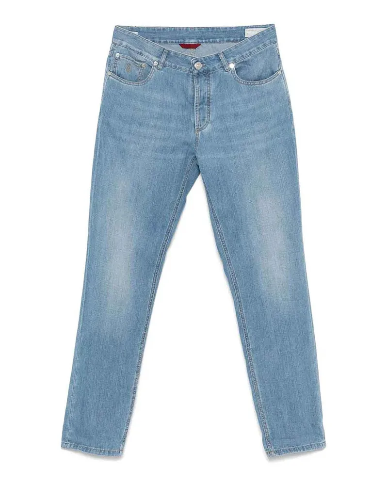 Brunello Cucinelli Bootcut Jeans - Helles Jeansblau Helles