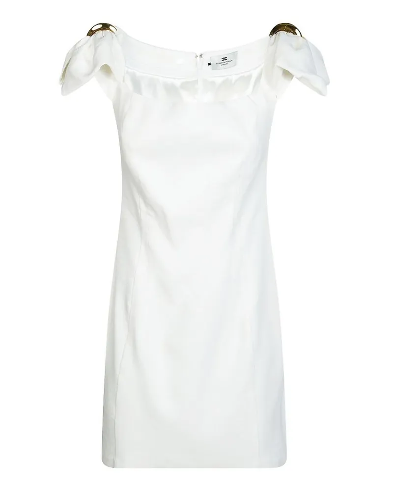 Elisabetta Franchi Kurzes Kleid - Creme Creme