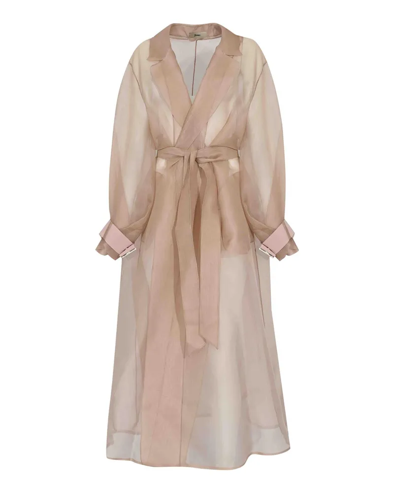 Herno Kurzer Mantel - Hellrosa Hellrosa