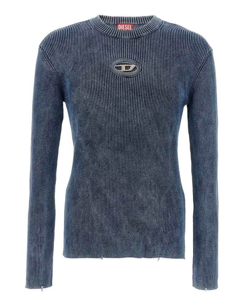 Diesel Rundhalspullover - Blau Blau