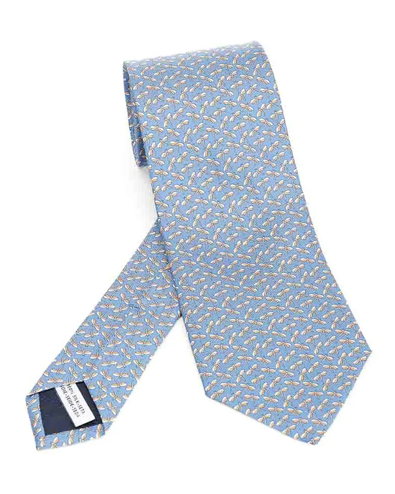 Ferragamo Krawatte - Hellblau Hellblau