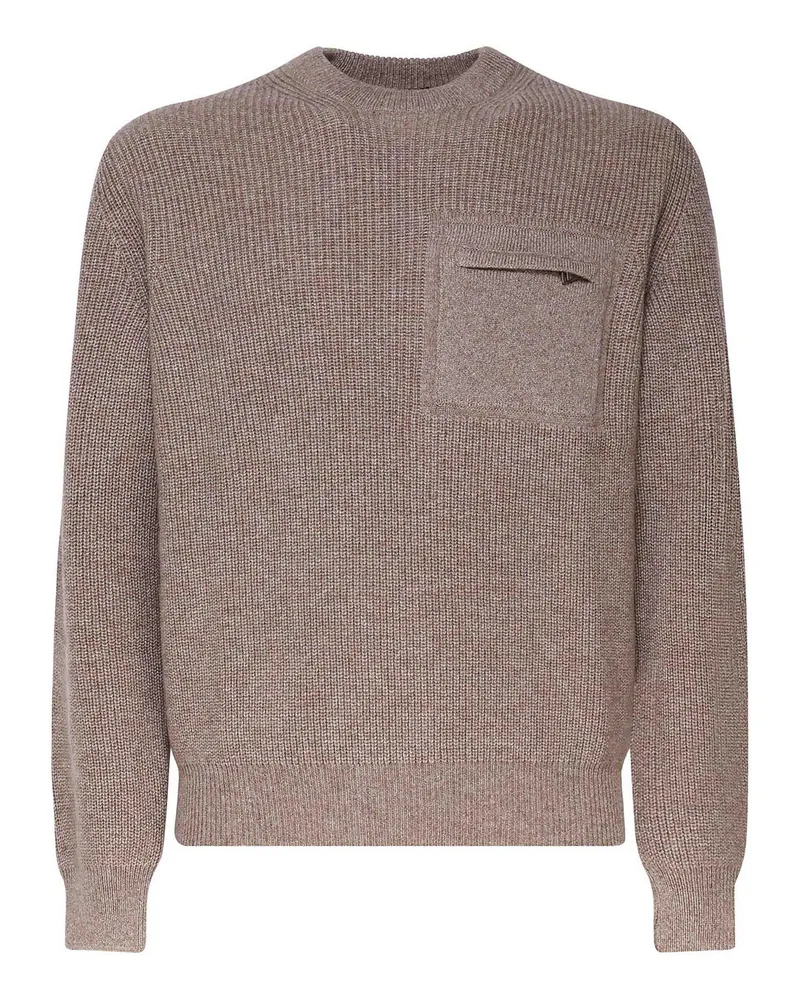Ermenegildo Zegna Rundhalspullover - Beige Beige