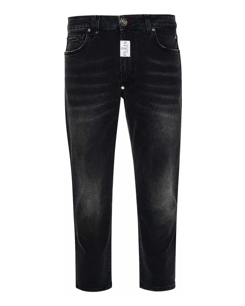 Philipp Plein Bootcut Jeans - Schwarz Schwarz