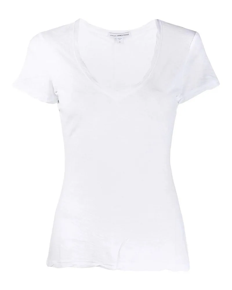 James Perse T-Shirt - Weiß Weiß