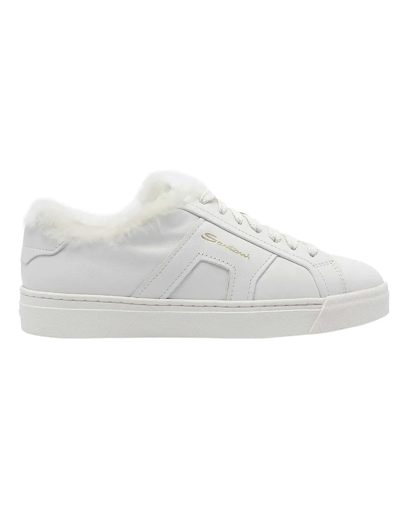 Santoni Sneaker - Weiß Weiß