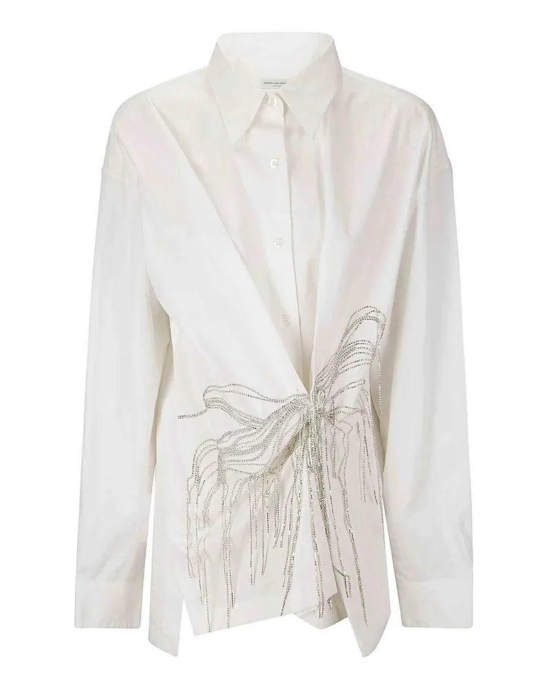 Dries van Noten Hemd - Creme Creme