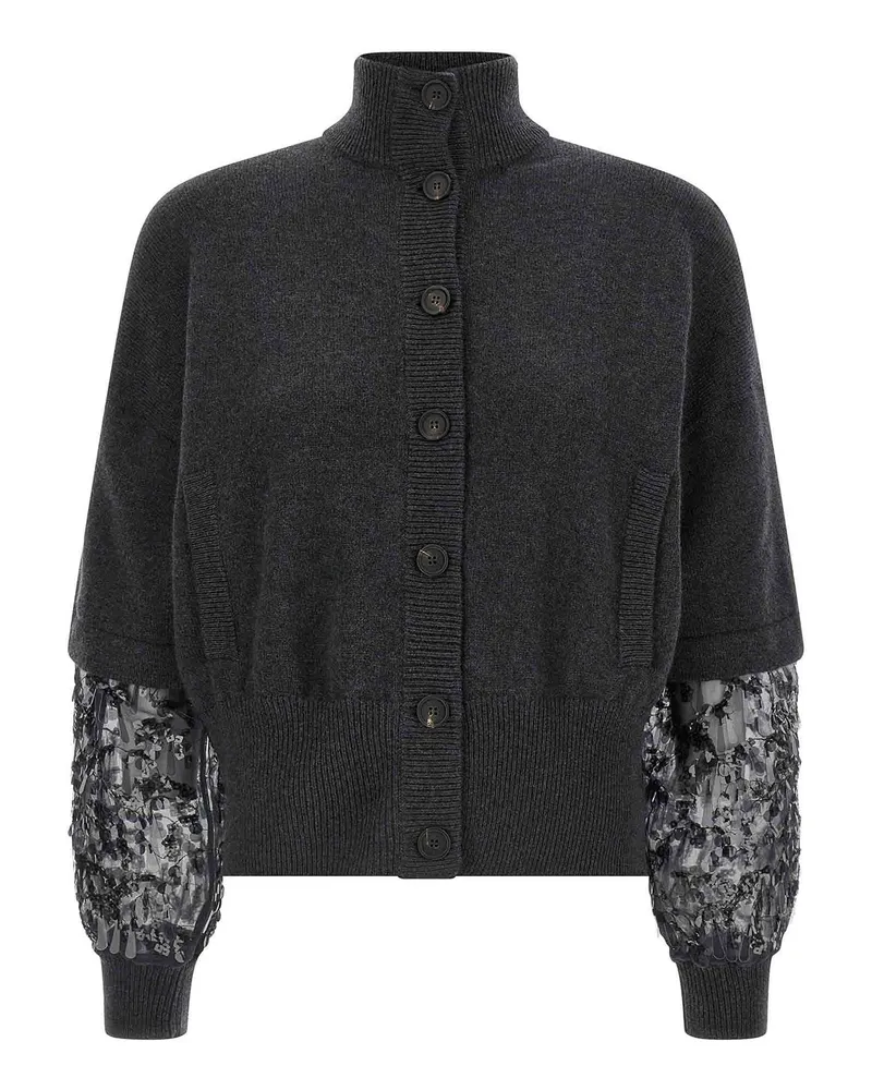 Brunello Cucinelli Cardigan - Grau Grau