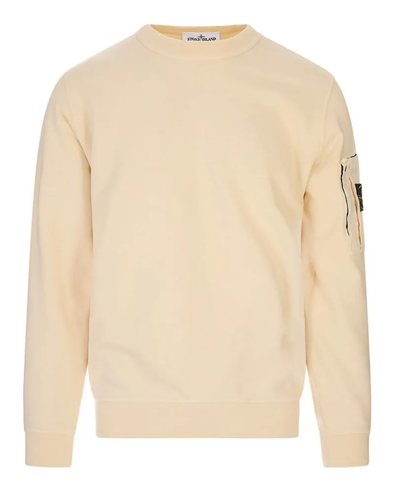 Stone Island Sweatshirt - Weiß Weiß