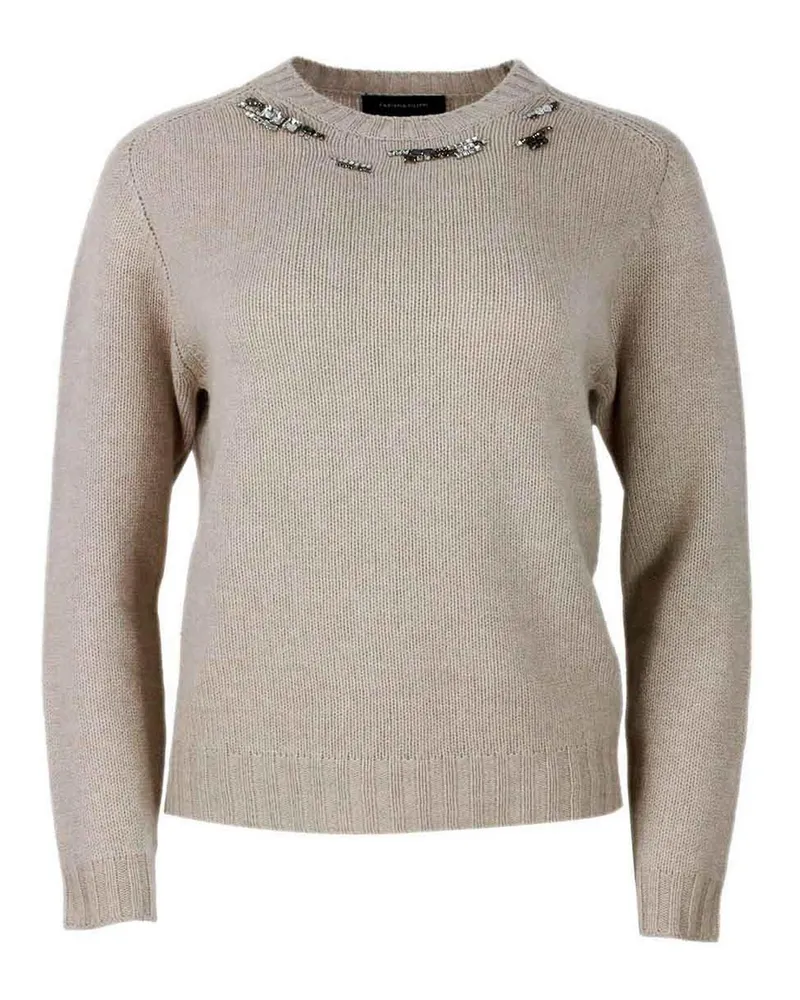 Fabiana Filippi Rundhalspullover - Beige Beige