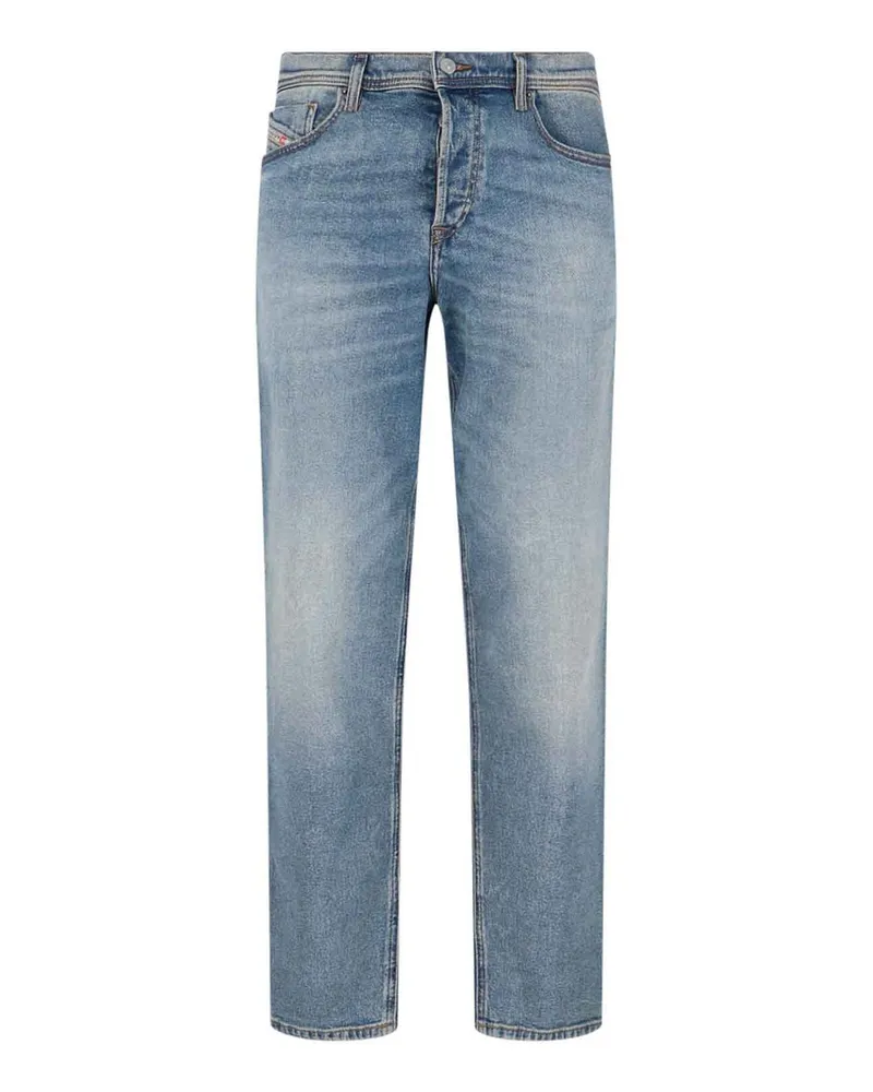 Diesel Straight Leg Jeans - Blau Blau