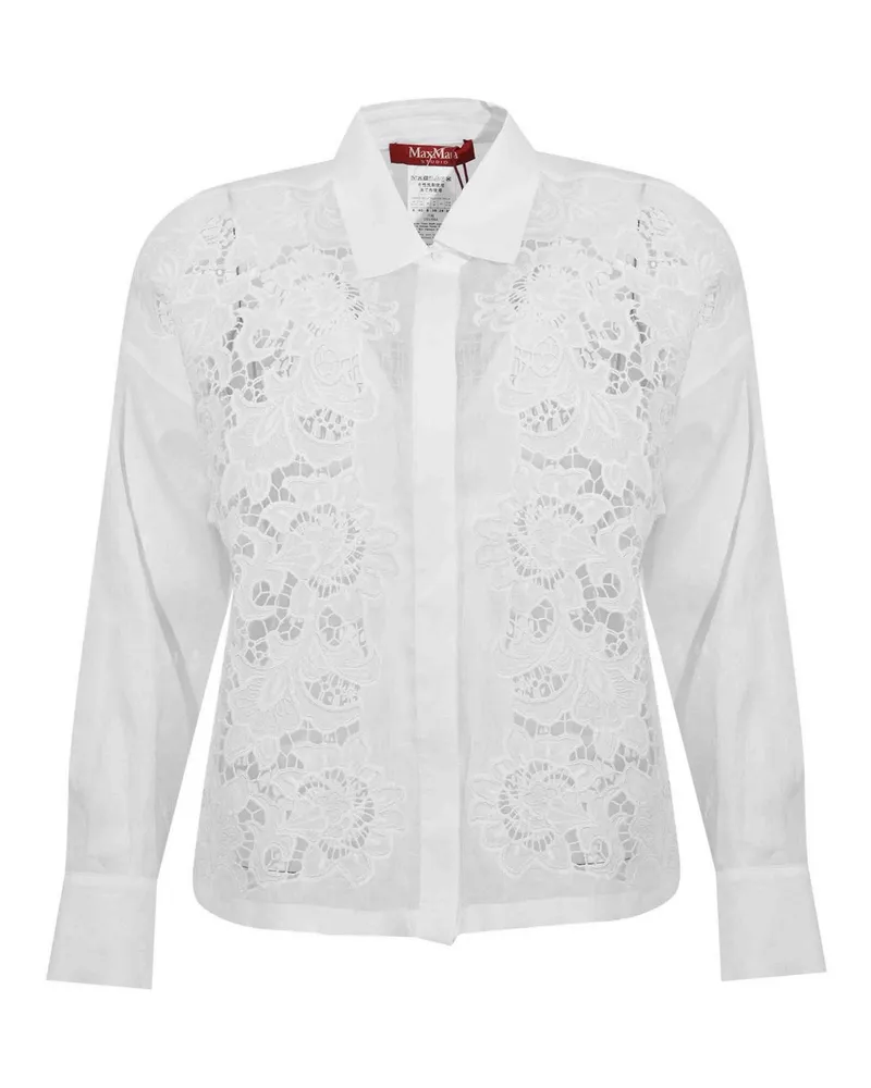 Max Mara Hemd - Weiß Weiß