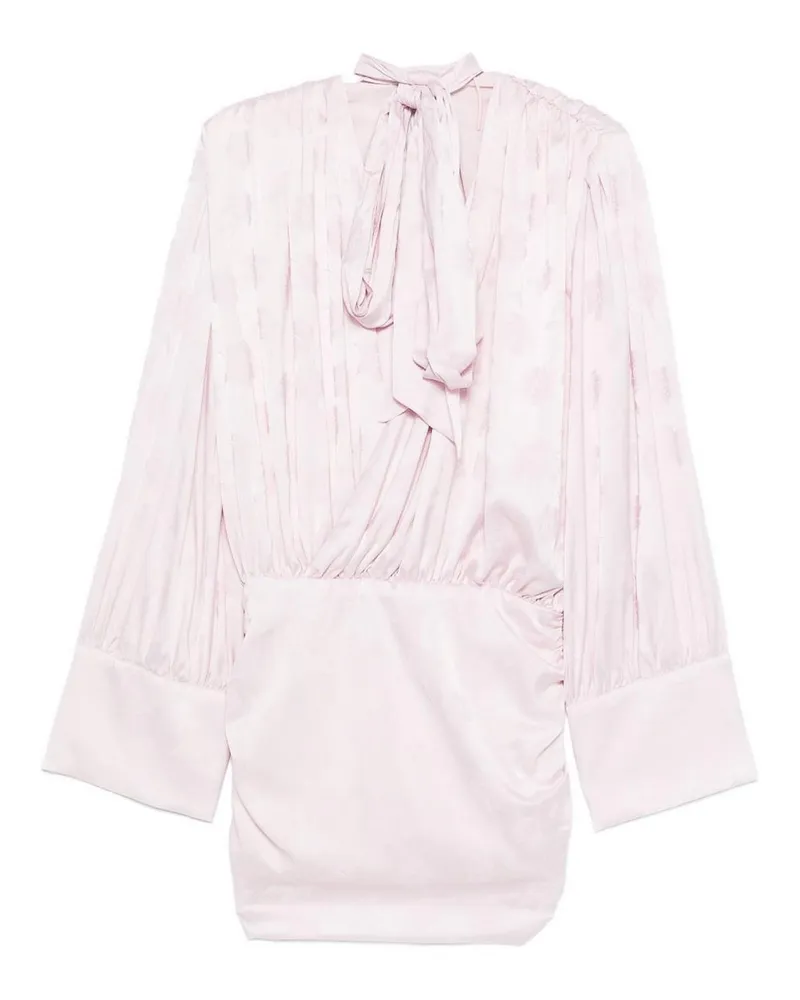 ROTATE Birger Christensen Knielanges Kleid - Nude Nude