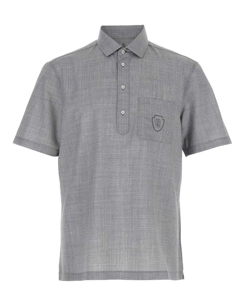 Brunello Cucinelli Poloshirt - Grau Grau