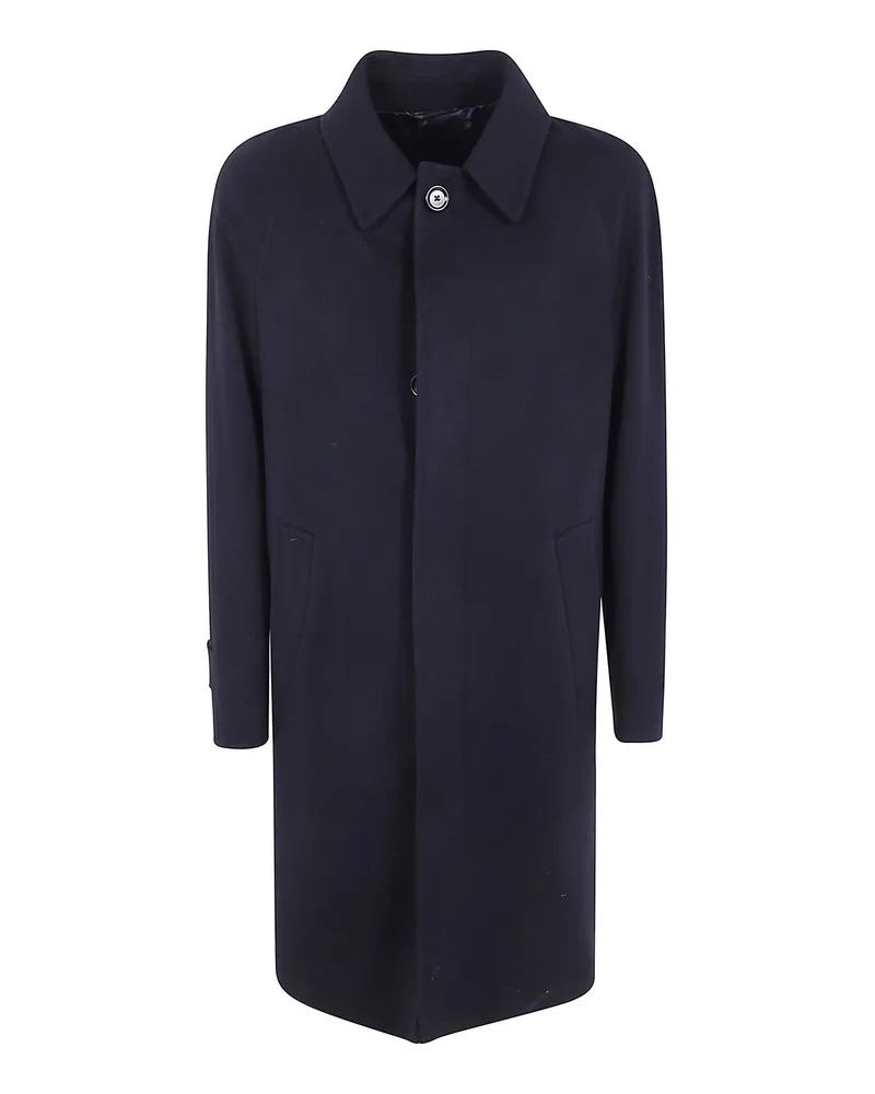LARDINI Langer Mantel - Schwarz Schwarz