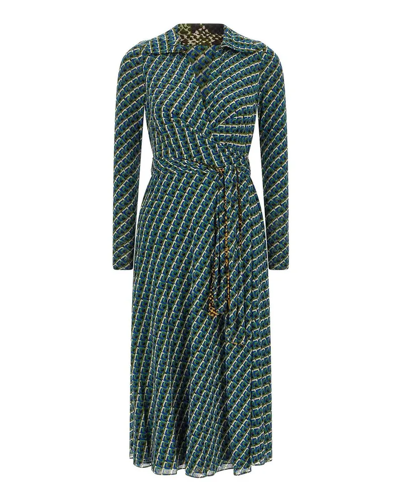 Diane von Furstenberg Knielanges Kleid - Bunt Bunt