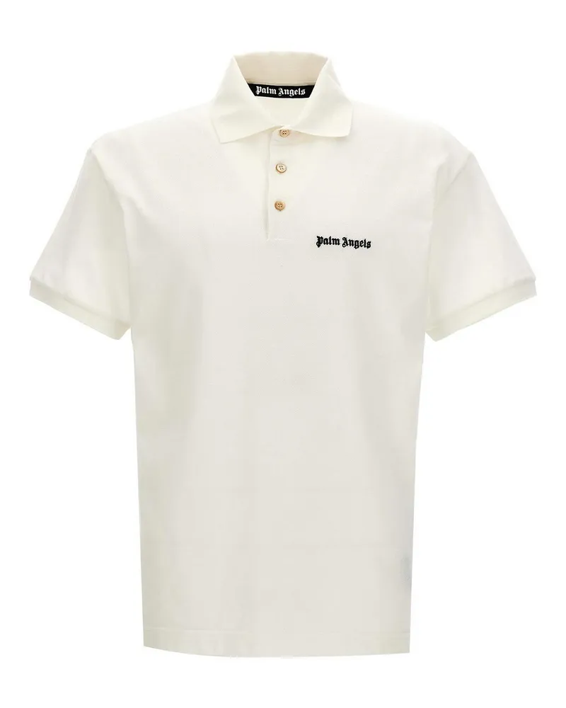 Palm Angels Poloshirt - Weiß Weiß