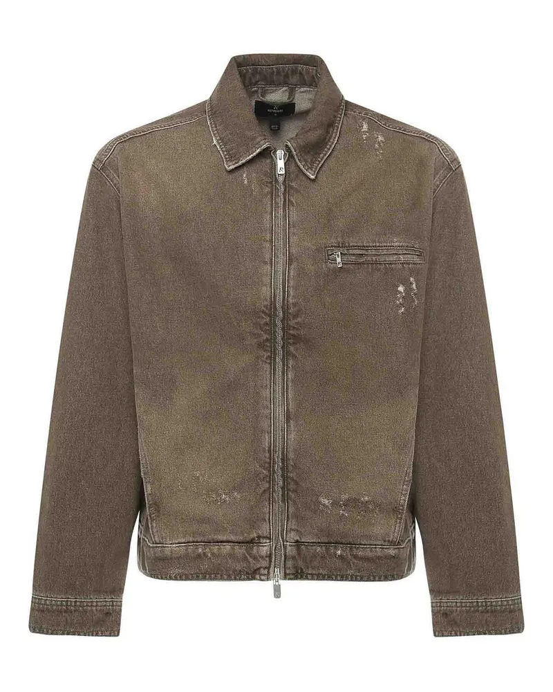 REPRESENT Jeansjacke - Dunkelgrün Dunkelgrün