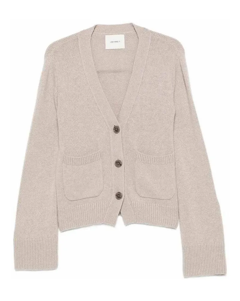 Lisa Yang Cardigan - Weiß Weiß