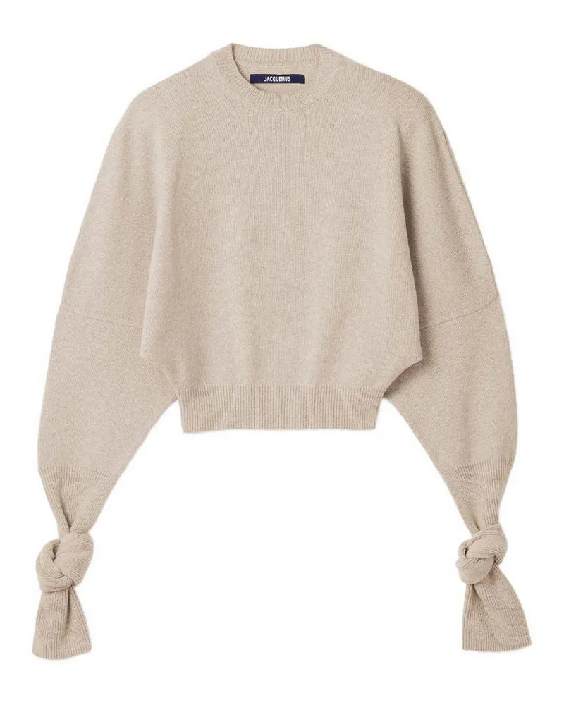Jacquemus Rundhalspullover - Beige Beige