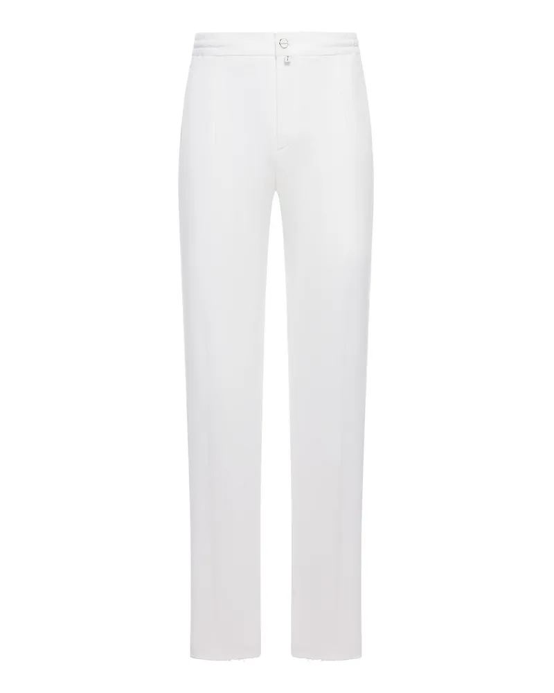Kiton Straight Leg Jeans - Weiß Weiß