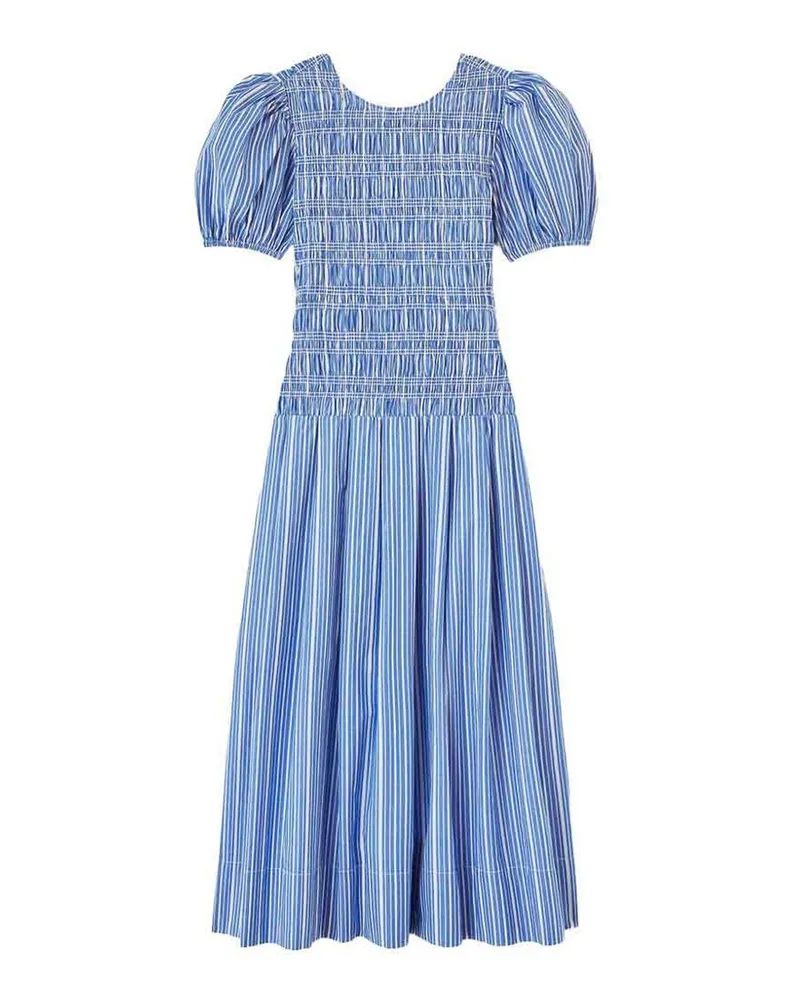 Ganni Knielanges Kleid - Blau Blau