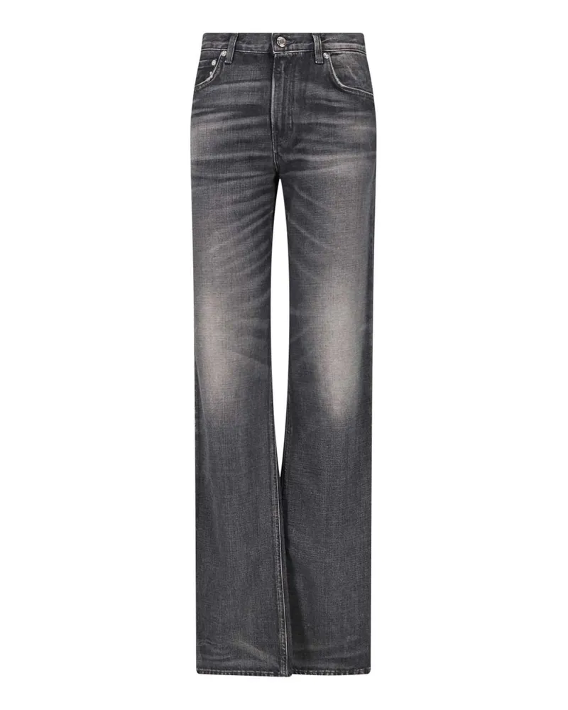 Haikure Straight Leg Jeans - Schwarz Schwarz