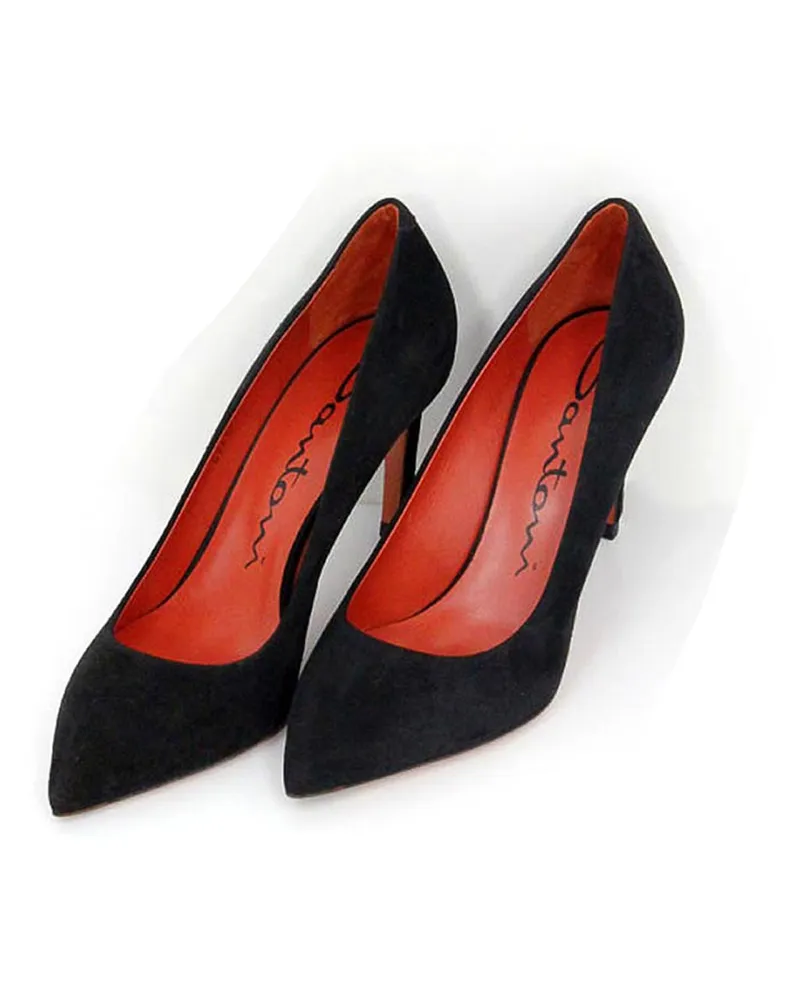 Santoni Pumps - Schwarz Schwarz