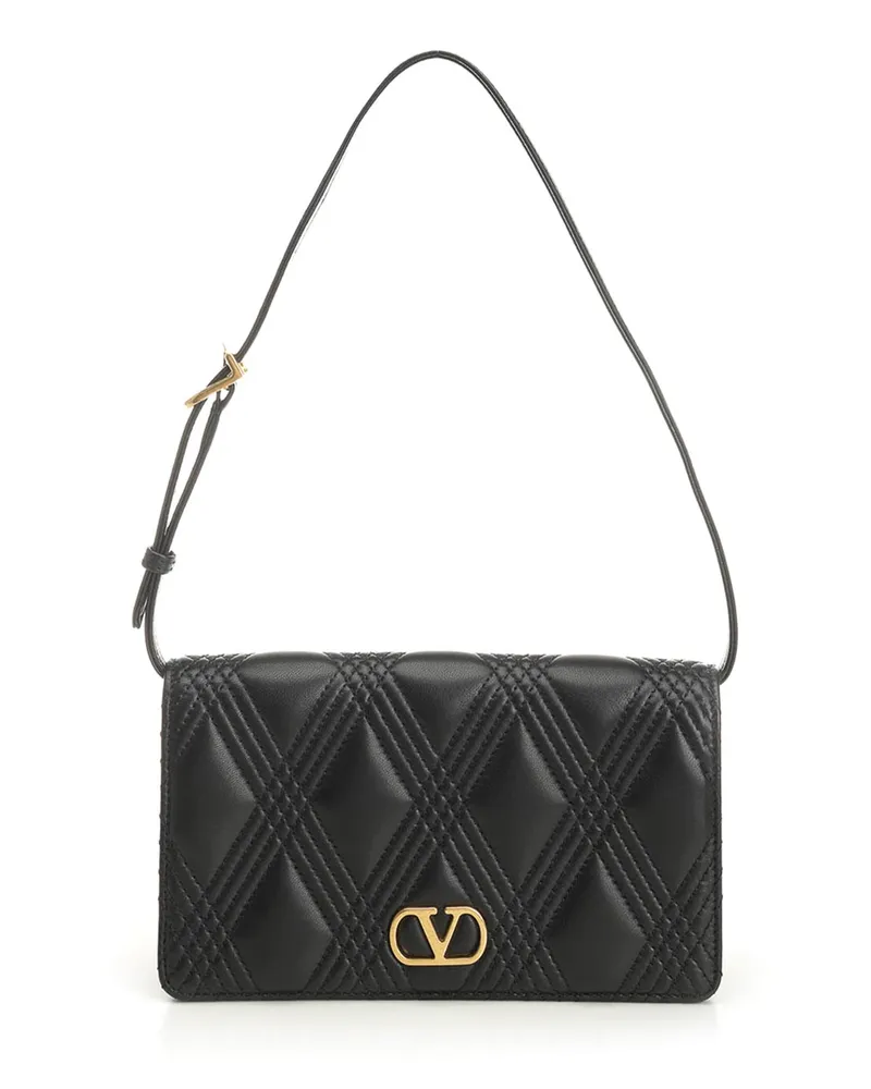 Valentino Garavani Ledermantel - Schwarz Schwarz