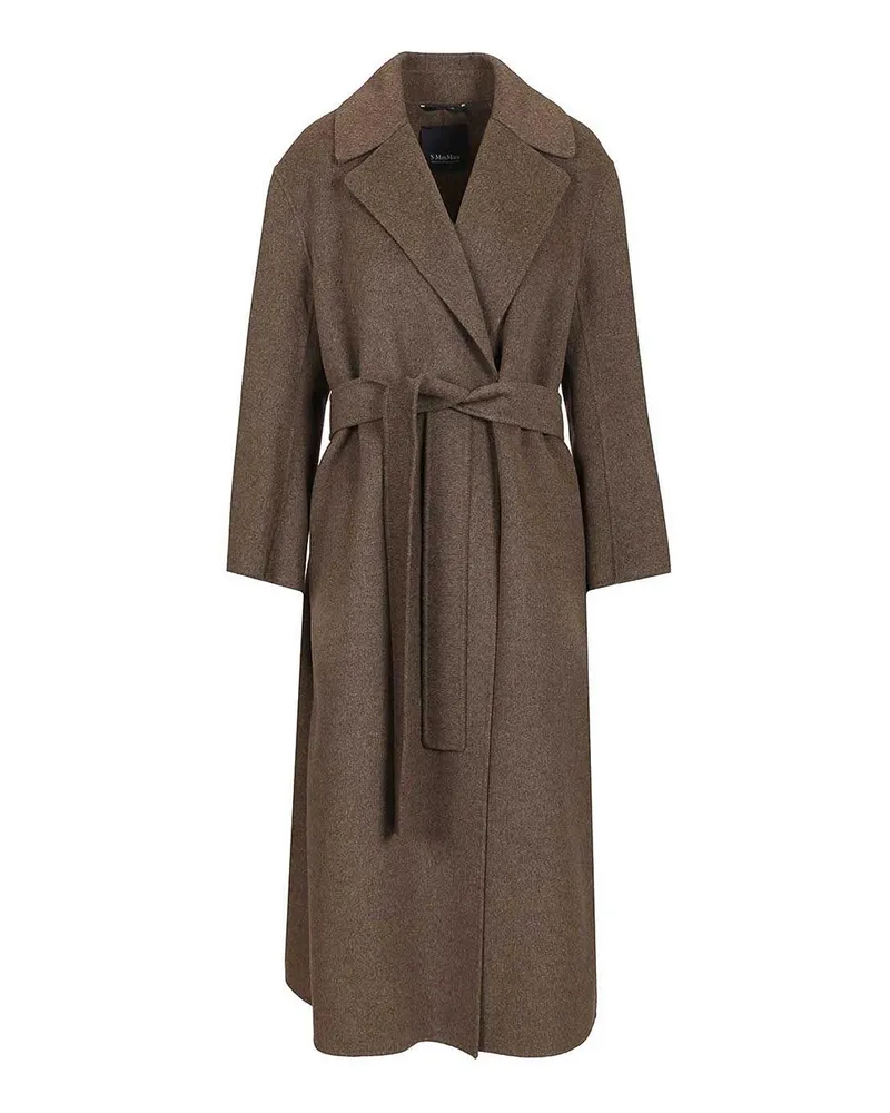 Max Mara Knielanger Mantel - Rot Rot