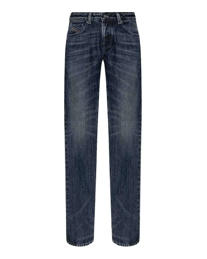 Diesel Straight Leg Jeans - Blau Blau