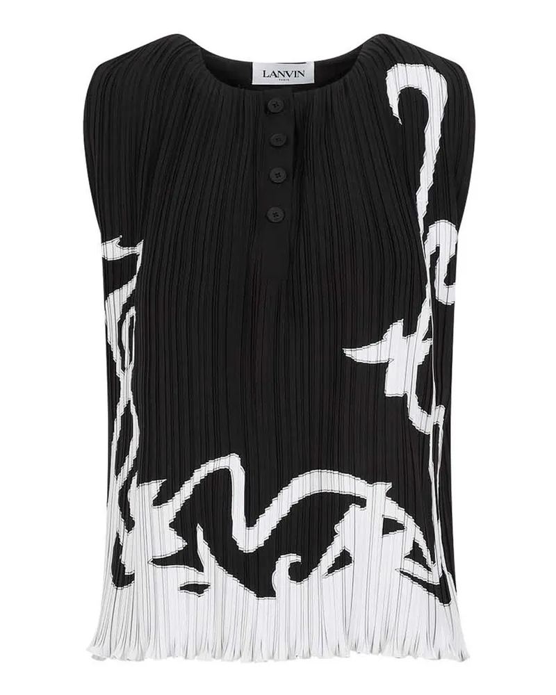 Lanvin Top - Schwarz Schwarz