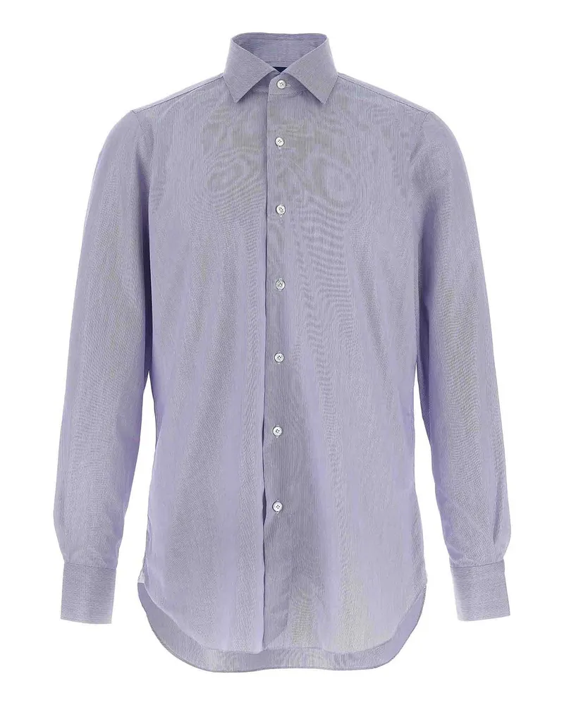 Finamore 1925 Hemd - Hellblau Hellblau