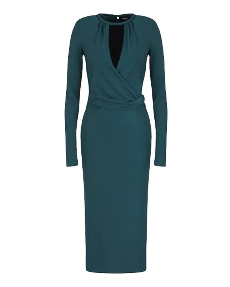 Giorgio Armani Knielanges Kleid - Grün Grün