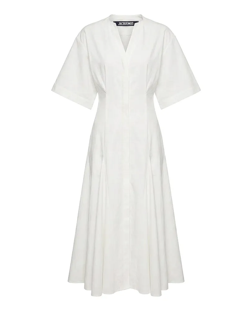 Jacquemus Kurzes Kleid - Weiß Weiß