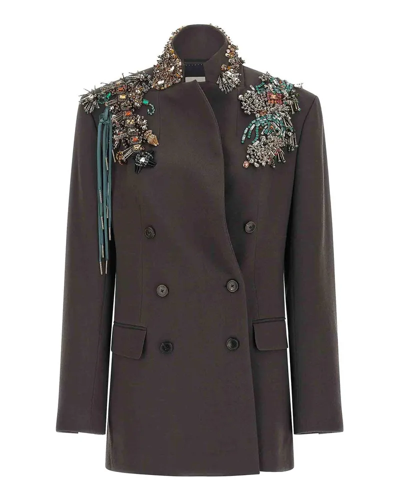 Dries van Noten Blazer - Grau Grau