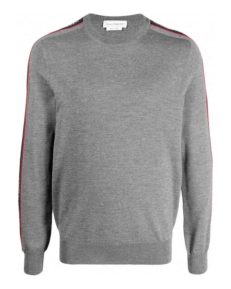 Alexander McQueen Rundhalspullover - Grau Grau