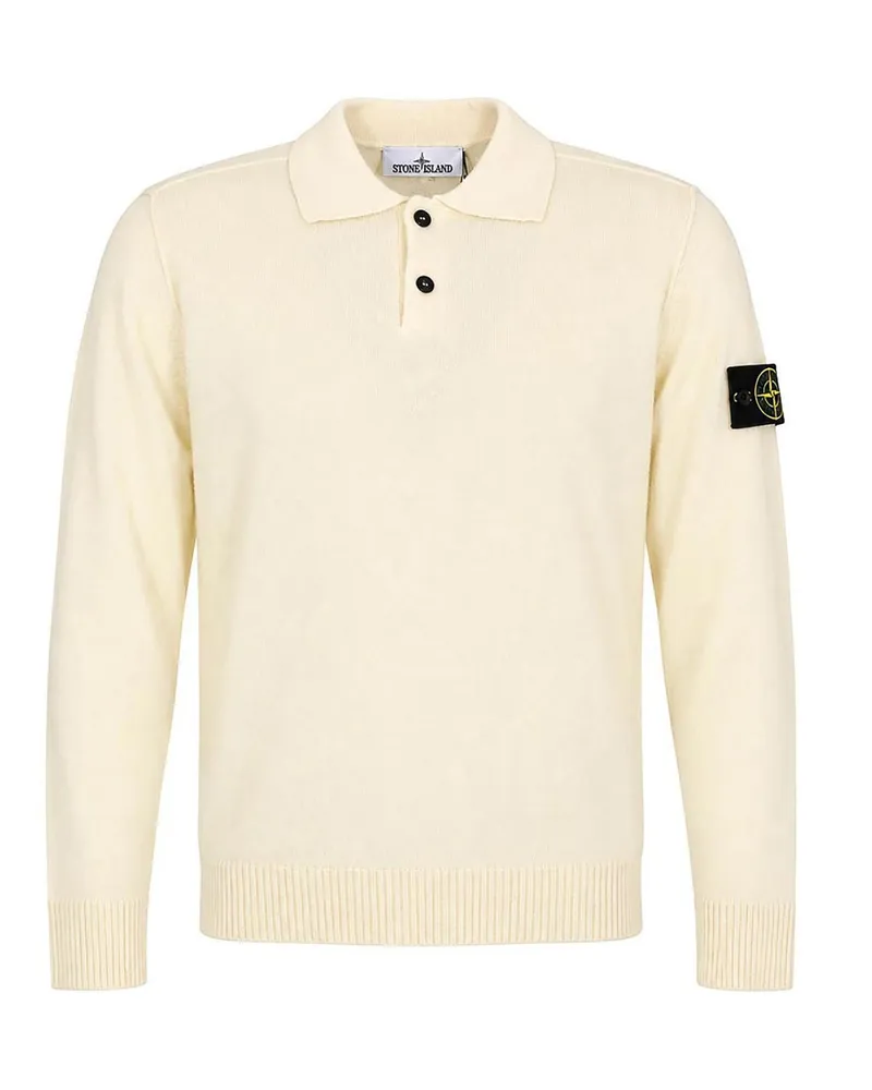 Stone Island Poloshirt - Weiß Weiß