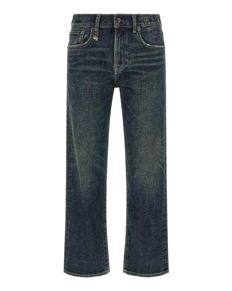 R13 Straight Leg Jeans - Blau Blau