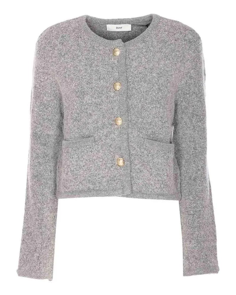 Dunst Rundhalspullover - Grau Grau