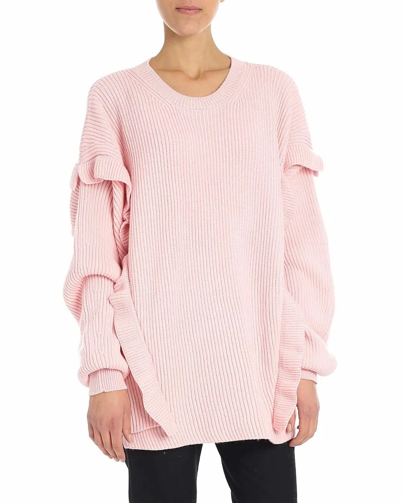 Vivetta Rundhalspullover - Rosa Rosa